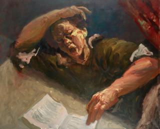 Kevin Sinnott - Woman Reading (unframed)