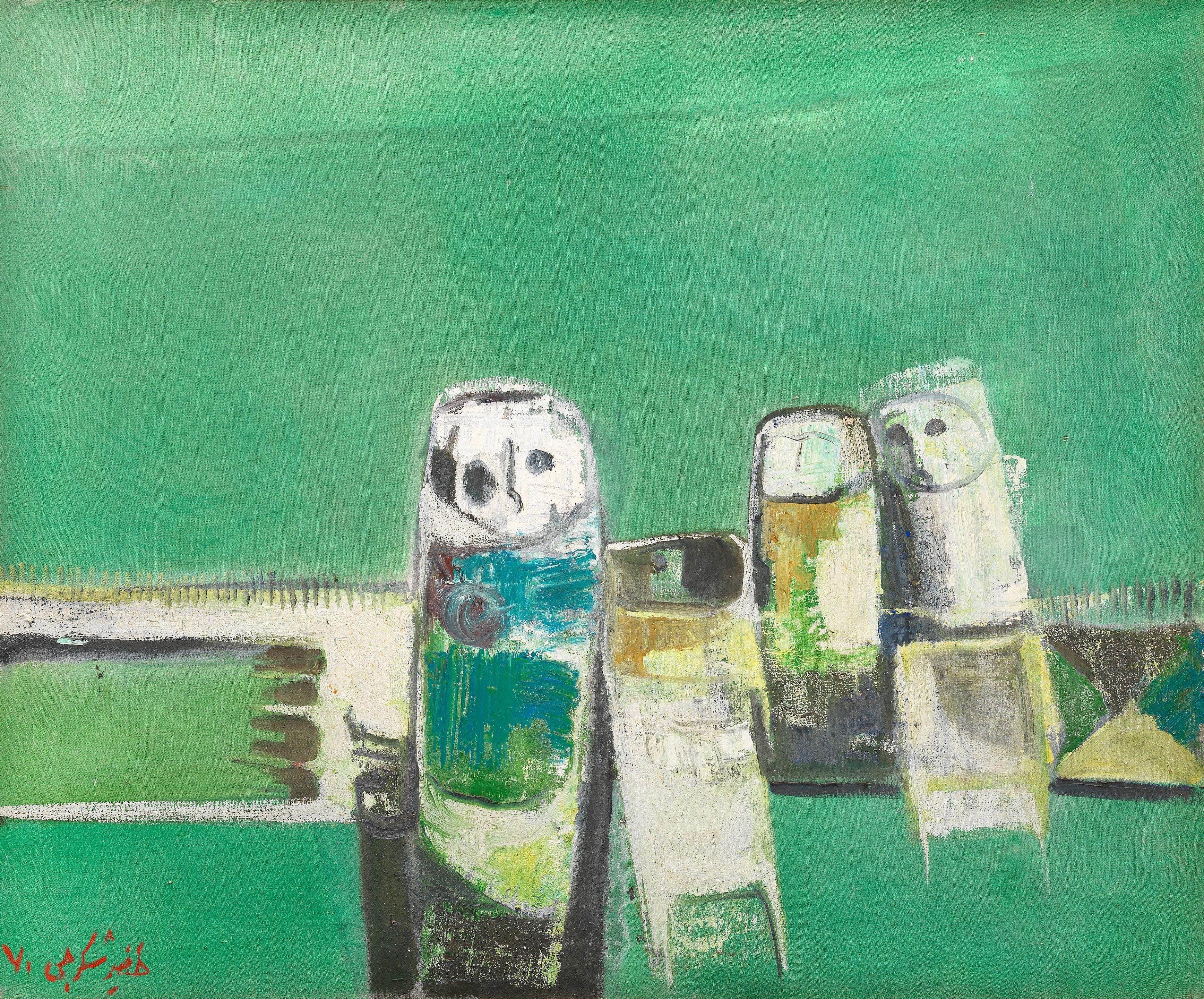 Khadeir Al Shakarji - Abstraction in Green