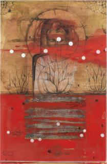 Khadim Ali - Untitled (Series: The Celebration of Red Tulips)