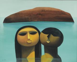 Khoo Sui Hoe - Two by the River