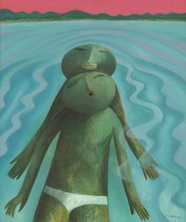 Khoo Sui Hoe - TWO LITTLE SWIMMERS