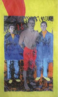 Khosrow Hassanzadeh - Untitled, From The Series Pahlavans