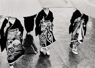 Kiichi Asano - \'A Rainy Commencement Ceremony\', 1953; And Untitled (From The Series The Gion Quarter), 1956
