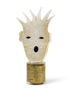 Kiki Kogelnik - Renaissance head gold (from the Venetian Heads I series)