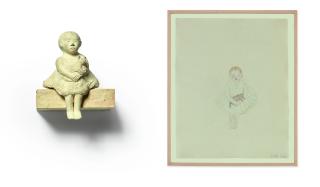 Kiki Smith - Girl With Cat Iv