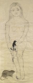 Kiki Smith - Girl With Chipmunk And Groundhog