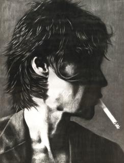Kiko Escora - Untitled (Side View with Cigarette)