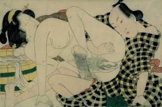 Kikugawa Eizan - Der große Liebesakt.