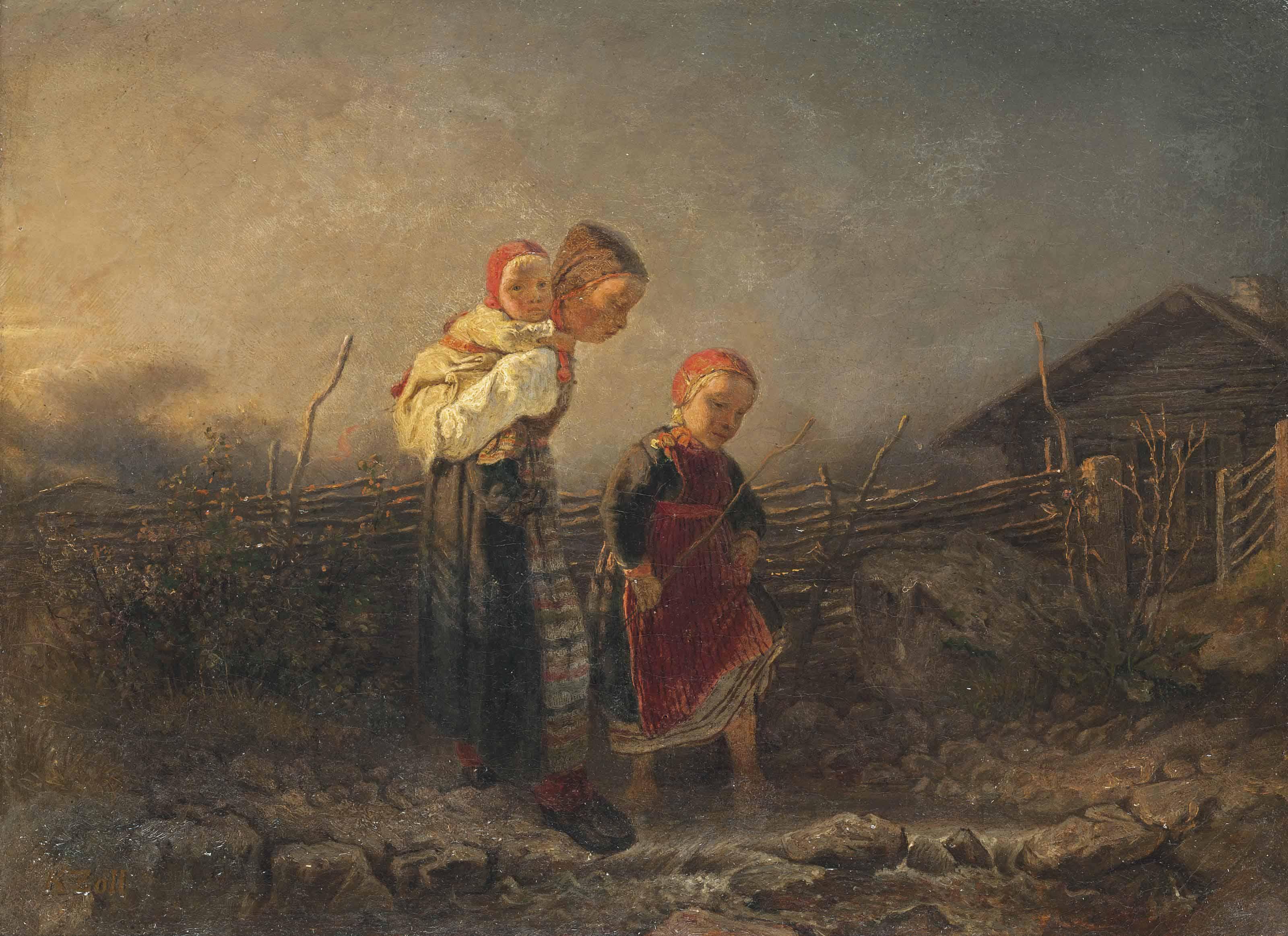 Killian Christoffer Zoll - Children At A Stream