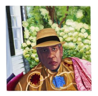 Kim Cole Moore - Portrait of André Leon Talley