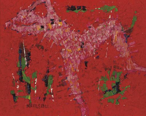 Kim Sou - Untitled (Red nude)