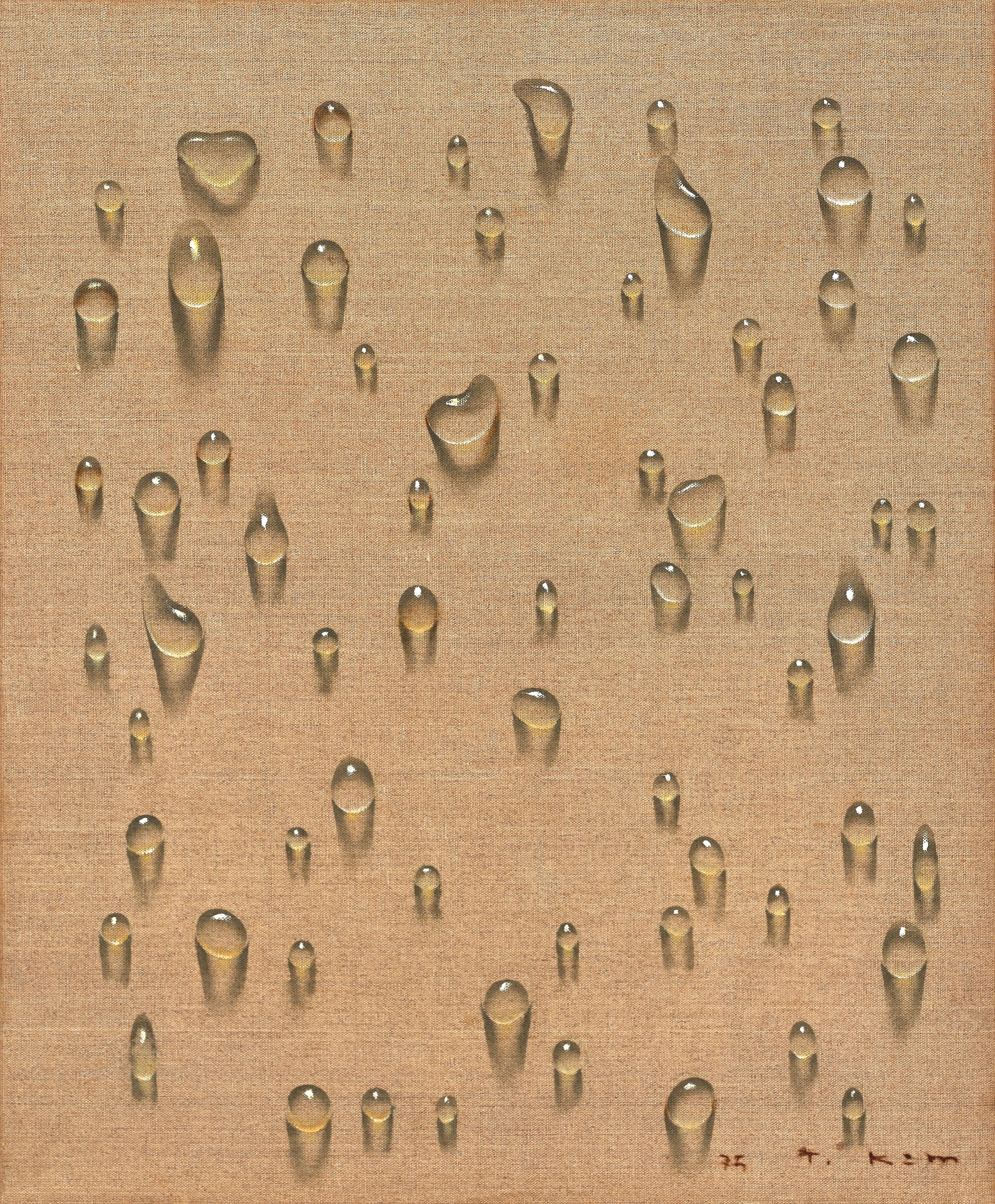 Kim Tschang-Yeul - Waterdrops(Painted in 1975)