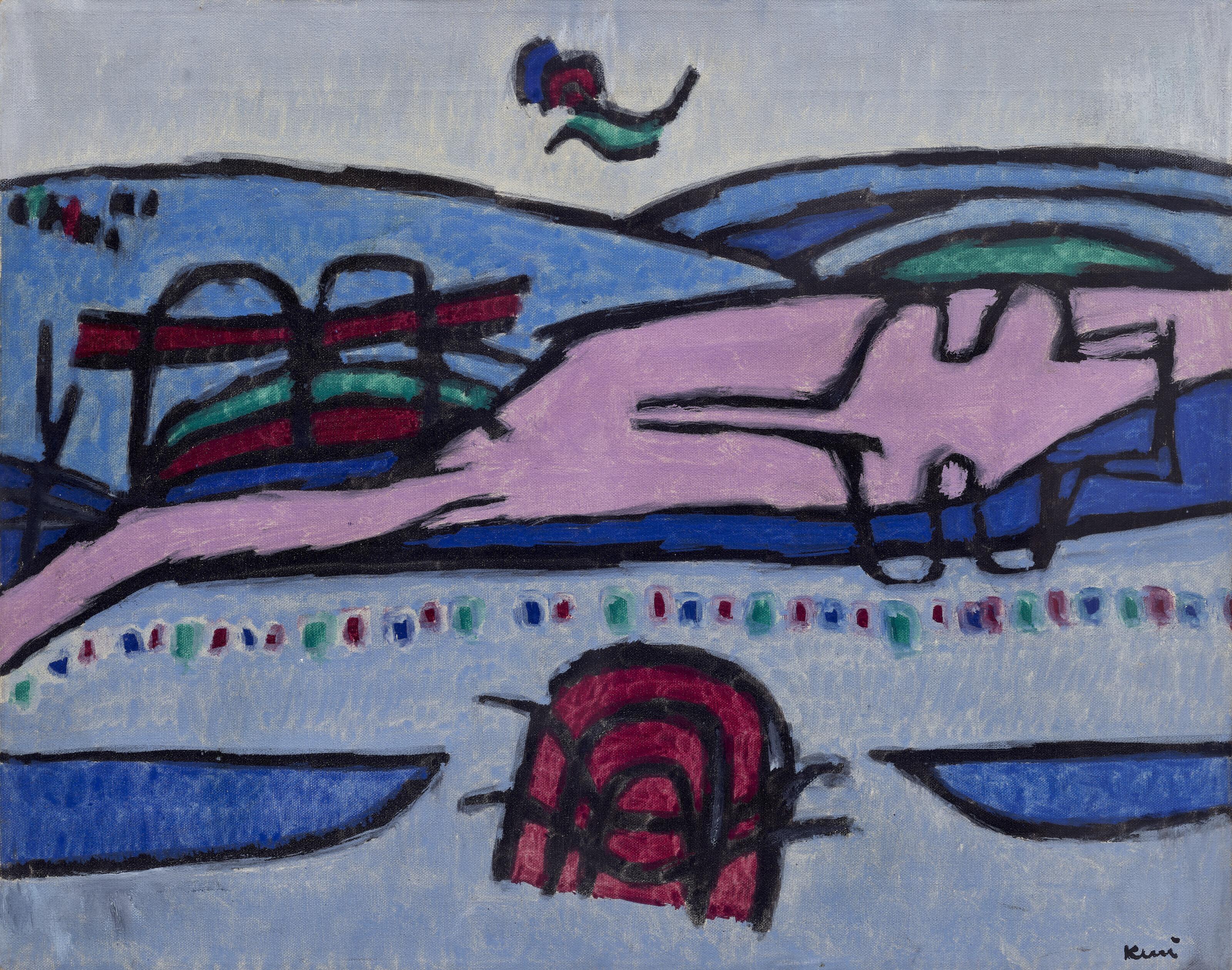 Kim Whan-Ki - Mountain and Moon