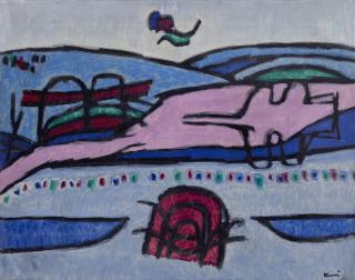 Kim Whan-Ki - Mountain and Moon