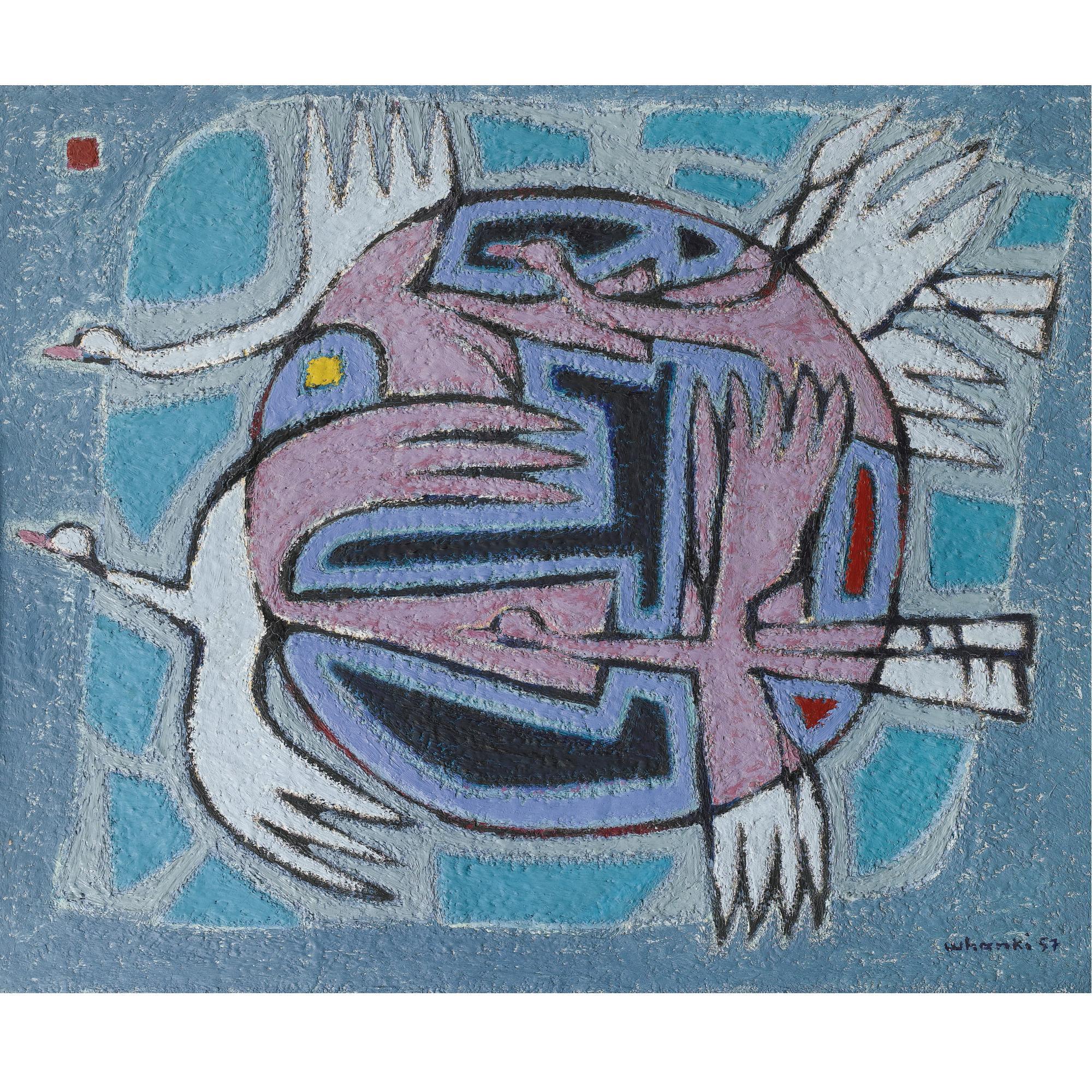 Kim Whanki - Les Oiseaux Volants (Flying Birds)