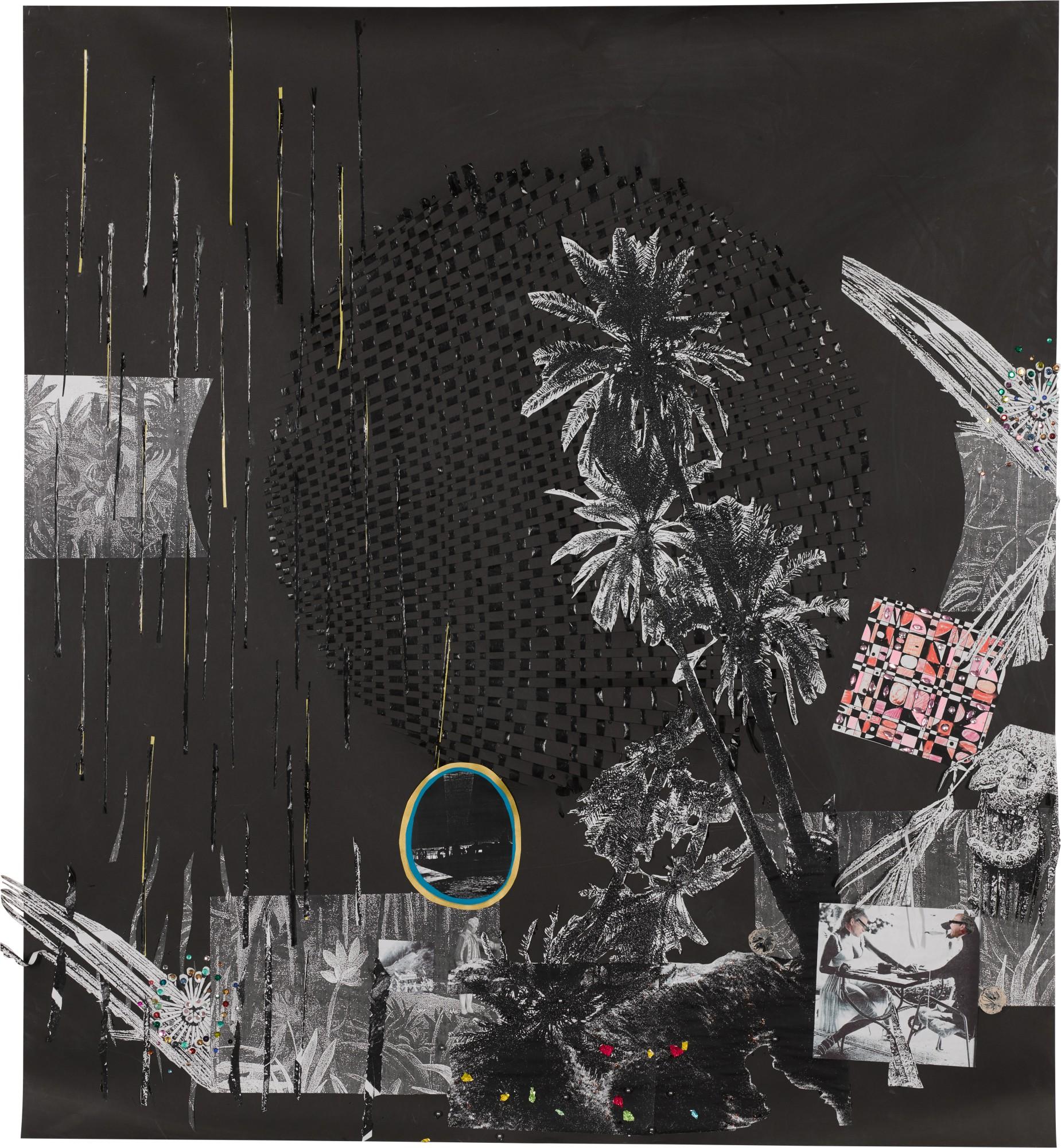 Kirstine Roepstorff - A Dove and a Hawk chessing under a Pink Leather Sun