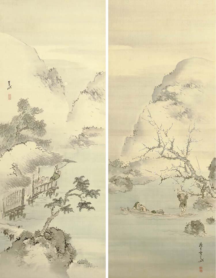 Kishi Gantai - Chinese Scholars\' Amusements In Spring And Autumn