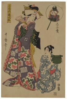 Kitagawa Utamaro Ii - Courtesan And Her Apprentice
