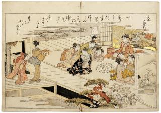 Kitagawa Utamaro - Gifts of the Ebb Tide (Shiohi no tsuto)