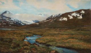 Kitty Lange Kielland - Mountain landscape