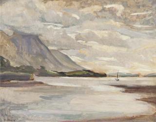 Kitty Wilmer O\'Brien, R.H.A. - Evening, Croagh Patrick, Co. Mayo