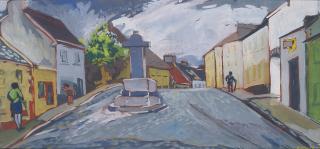 Kitty Wilmer O\'Brien, R.H.A. - The cross at Cong, County Galway, Ireland