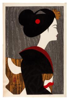 Kiyoshi Saito - Four woodblock prints