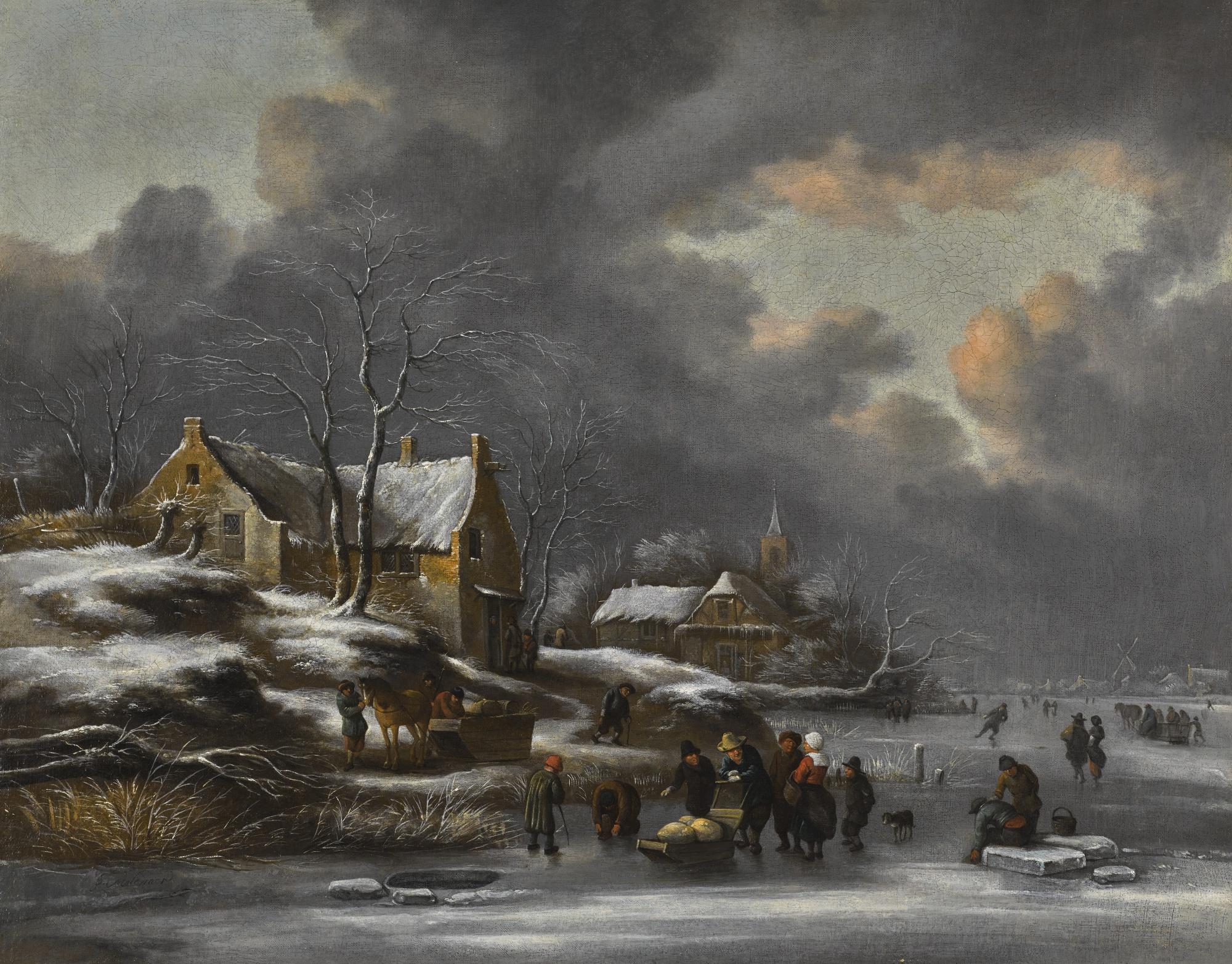 Klaes Molenaer - Winter Landscape