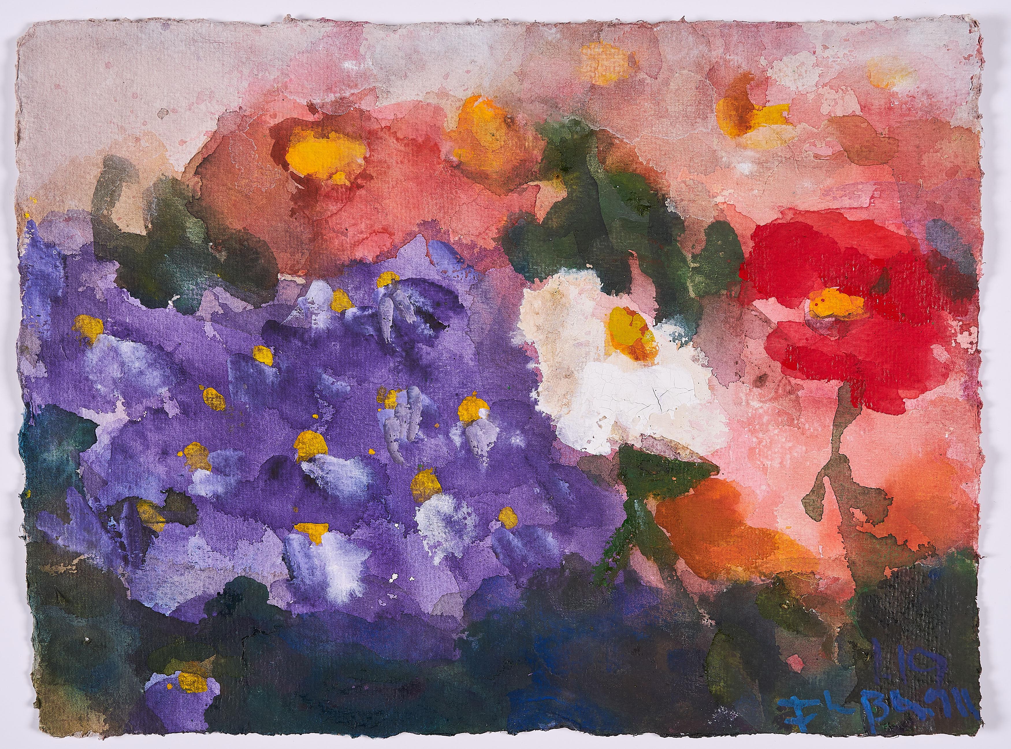 Klaus Fussmann - Astern und Calendula.