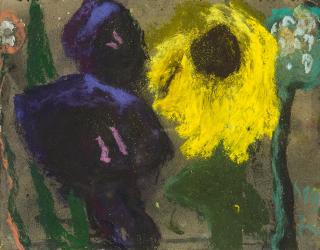 Klaus Fußmann - Frühlingsblumen.