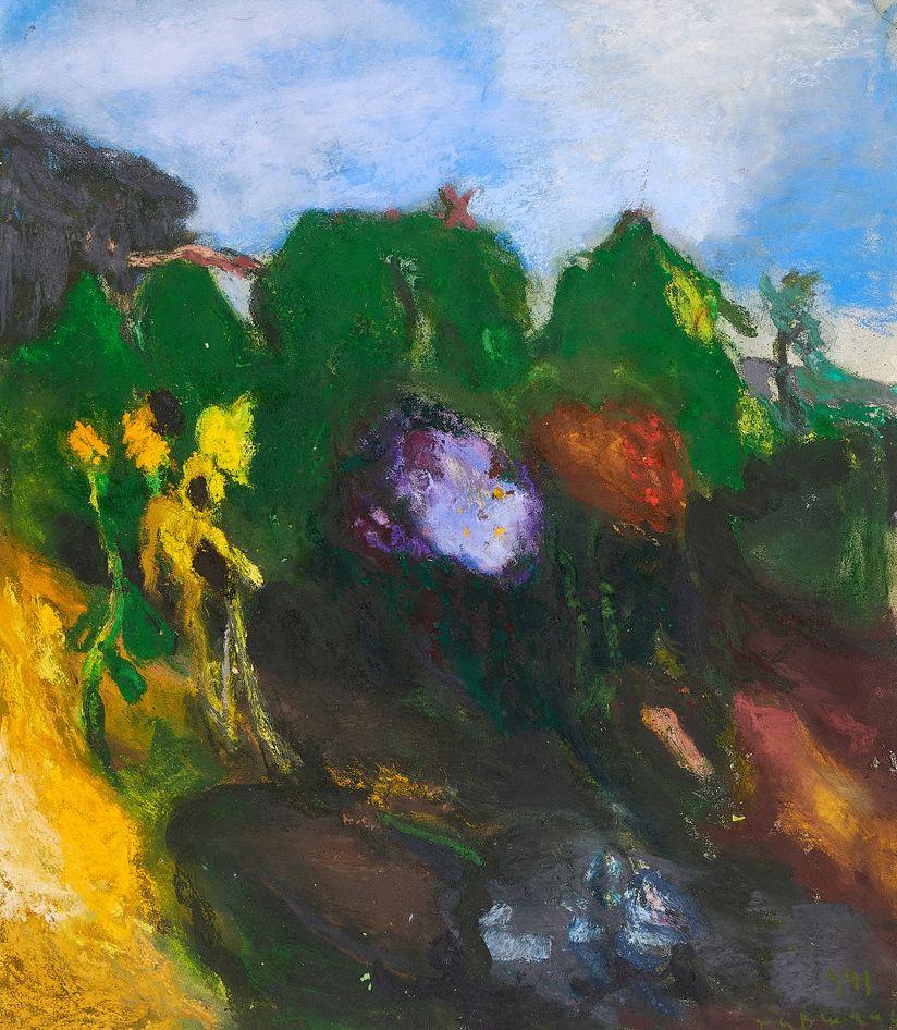 Klaus Fußmann - Garten Gelting Nachmittag.