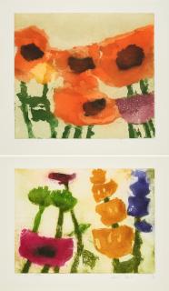 Klaus Fußmann - Konvolut von 2 Radierungen.