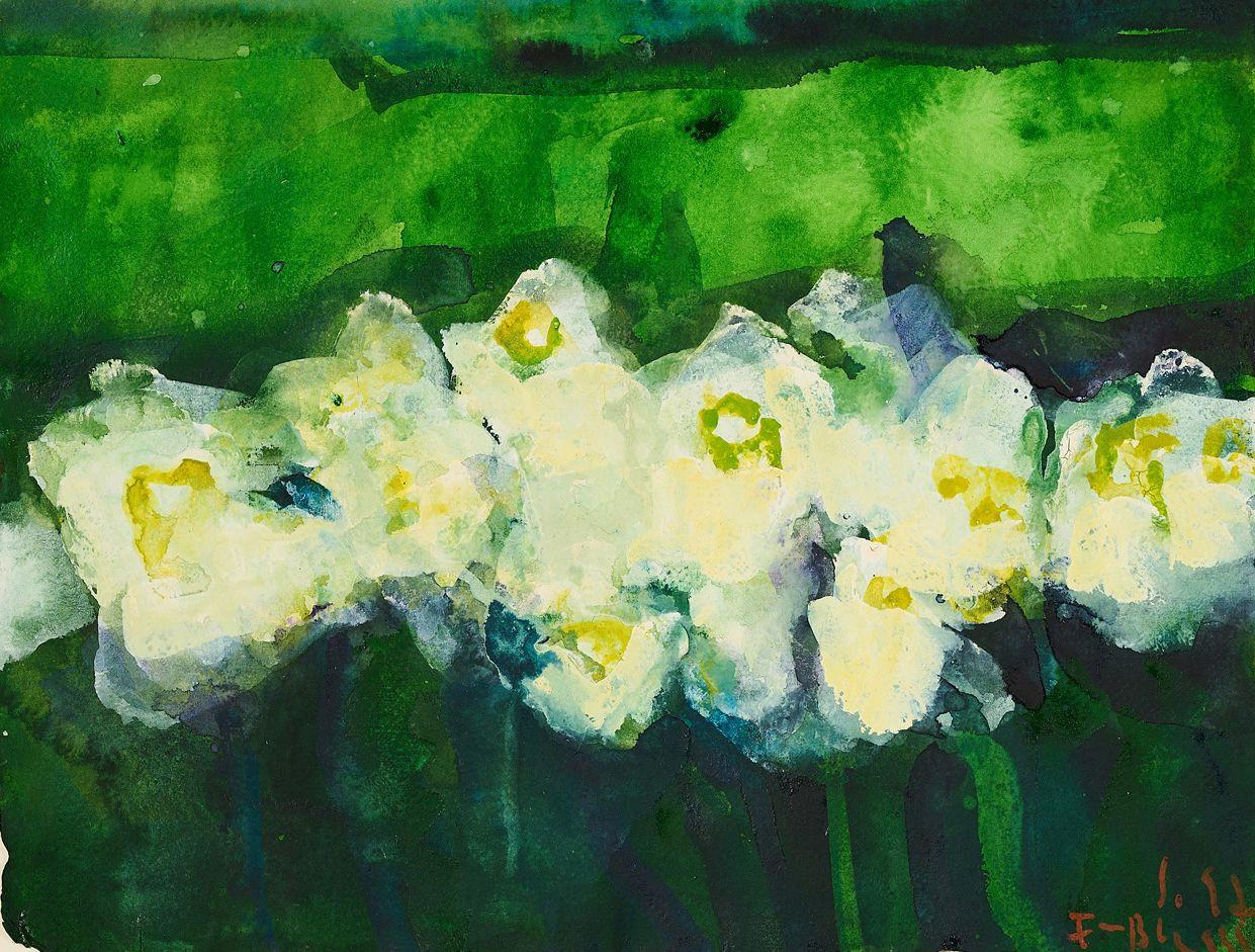 Klaus Fußmann - Narzissen.