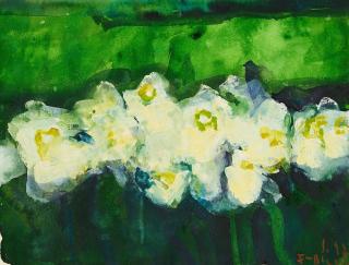 Klaus Fußmann - Narzissen.