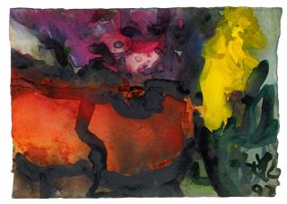 Klaus Fußmann - Ohne Titel (Mohn)