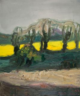 Klaus Fußmann - Rapsfeld in Düstnishy.