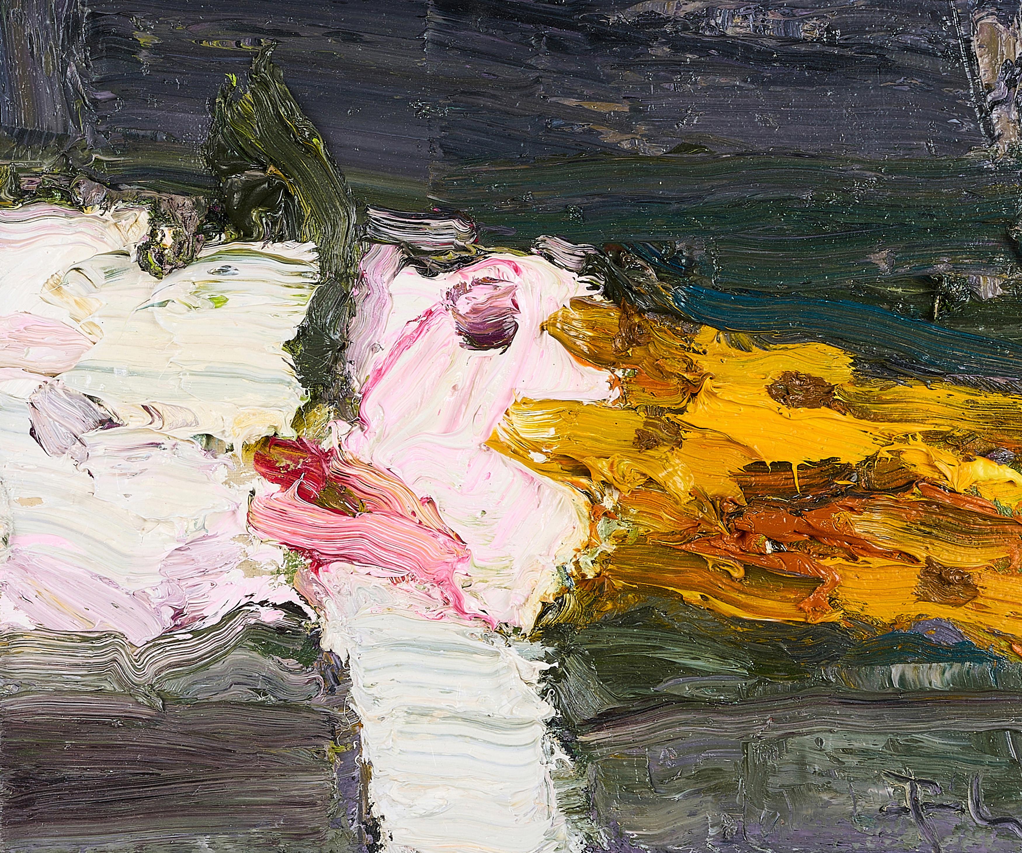 Klaus Fußmann - Rosen, Mohn, Calendula.