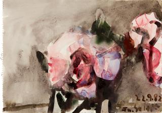 Klaus Fußmann - Rosen.