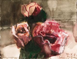 Klaus Fußmann - Rosen.