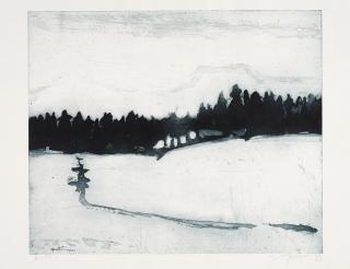 Klaus Fussmann - Schnee im Chiemgau