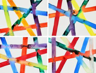 Klaus Schmitt - Serie von 8 Aquarellen.