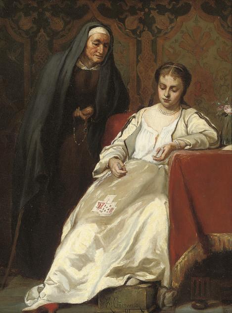 Klavdii Petrovich Stepanov - Marina Mnishek before taking the veil