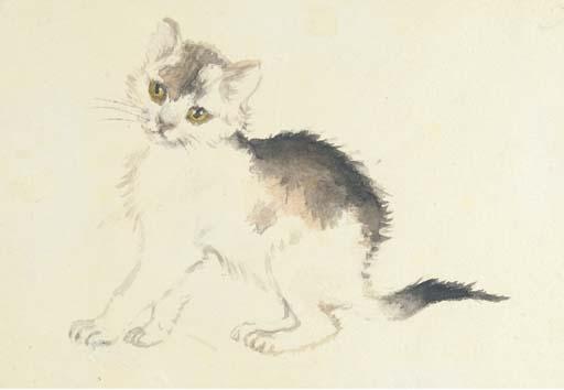 Klavdii Vasil\'Evich Lebedev - A Cat; And A Lamp And A Samovar