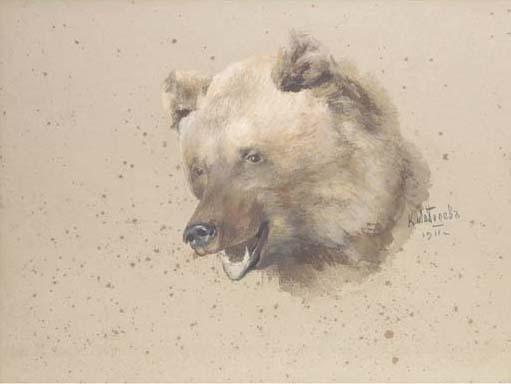 Klavdii Vasil\'Evich Lebedev - Head of a bear
