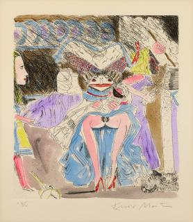 Knox Martin - Alice In Wonderland: Two Etchings