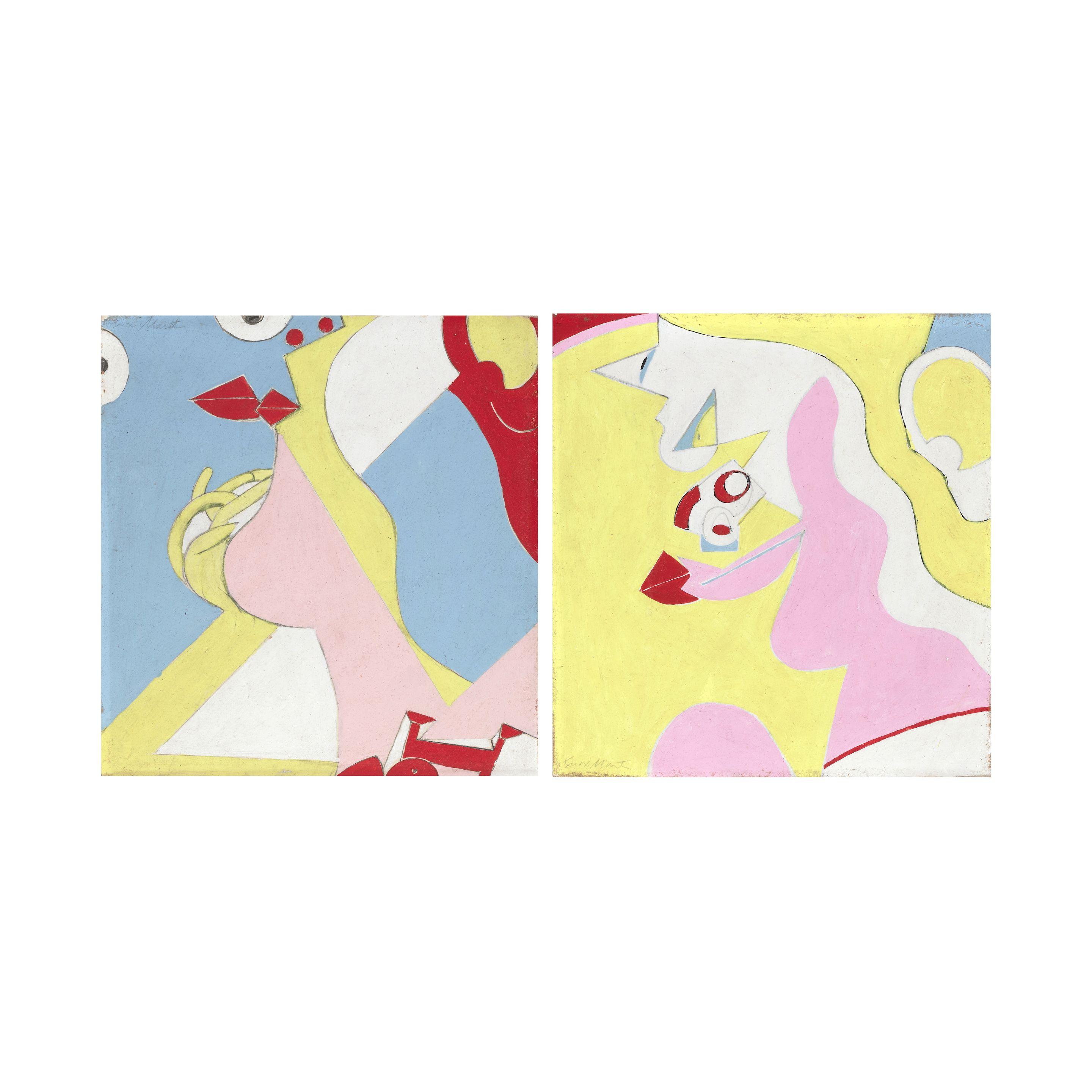 Knox Martin - Untitled (Two Works)