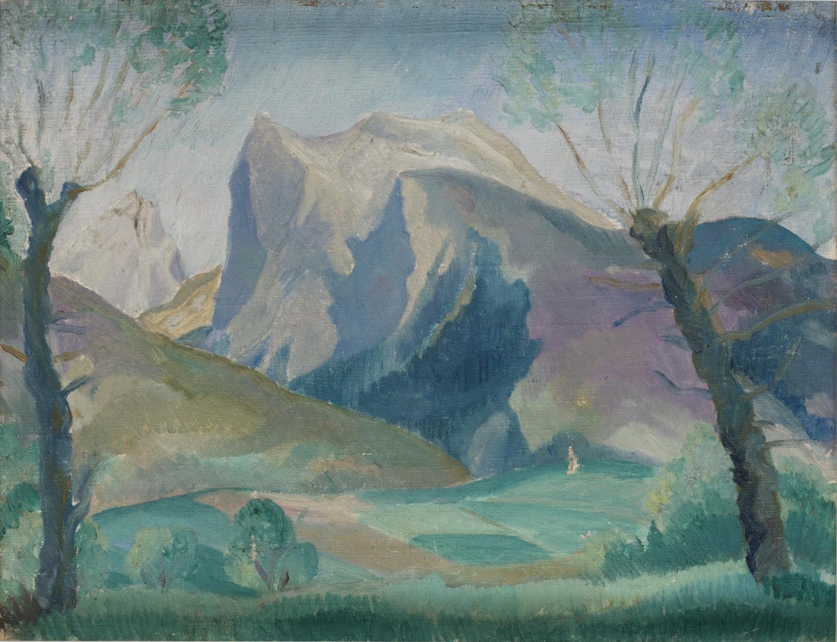 Knut Lundström - Franskt Landskap