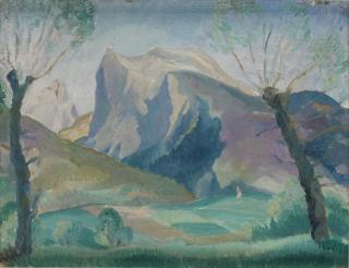 Knut Lundström - Franskt Landskap