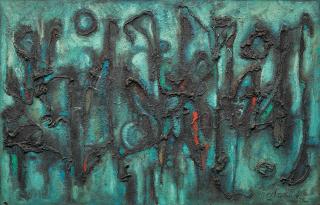 Kolade Oshinowo - Blue abstract