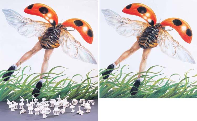 Konoike Tomoko - Untitled -A Girl\'s Imaginative World & Mimio Sculpture